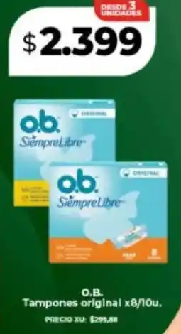 Supermayorista Vital O.B. tampones original oferta