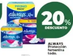 Supermayorista Vital Always protección femenina todo. oferta
