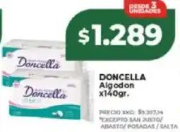 Supermayorista Vital Doncella algodon oferta