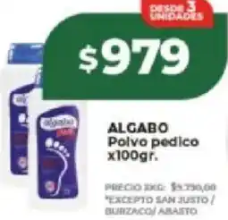 Supermayorista Vital Algabo polvo pedico oferta