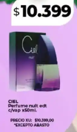 Supermayorista Vital Ciel perfume nult edt c/vap oferta