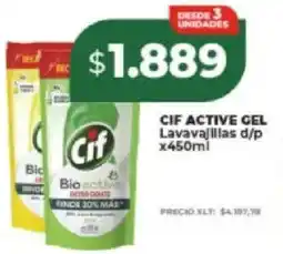 Supermayorista Vital Cif active gel lavavajillas d/p oferta