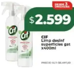 Supermayorista Vital Cif limp desinf superficies gat oferta