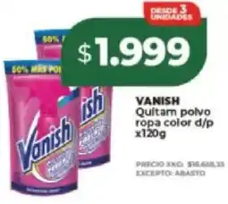 Supermayorista Vital Vanish quitam polvo ropa color d/p oferta