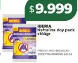 Supermayorista Vital Iberia naftalina doy pack oferta