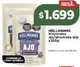 Supermayorista Vital Hellmann's mayonesa ajo/ahumada d/p oferta