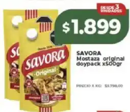 Supermayorista Vital Savora mostaza original doypack oferta