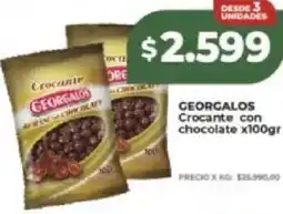 Supermayorista Vital Georgalos crocante con chocolate oferta