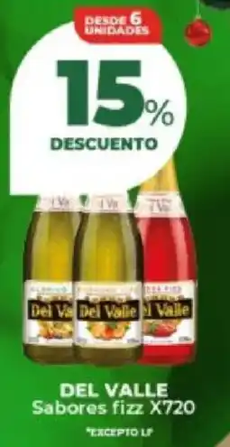 Supermayorista Vital Del valle sabores fizz oferta