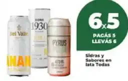Supermayorista Vital Sidras y sabores en lata todas oferta