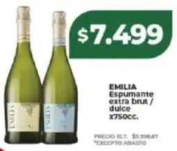Supermayorista Vital Emilia espumante extra brut/ dulce oferta