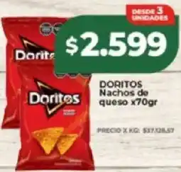 Supermayorista Vital Doritos nachos de queso oferta