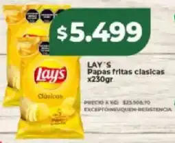 Supermayorista Vital Lay's papas fritas clasicas oferta