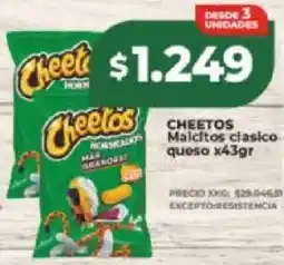 Supermayorista Vital Cheetos malcitos clasico queso oferta