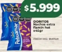 Supermayorista Vital Doritos nachos extra flamin hot oferta