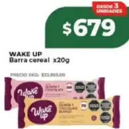 Supermayorista Vital Wake up barra cereal oferta