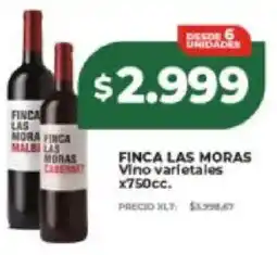 Supermayorista Vital Finca las moras vino varietales oferta