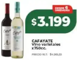 Supermayorista Vital Cafayate vino varietales oferta