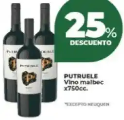 Supermayorista Vital Putruele vino malbec oferta