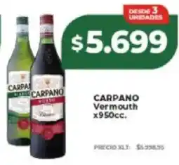 Supermayorista Vital Carpano vermouth oferta