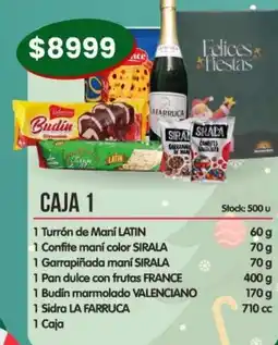 Supermercados Buenos Días Latin turrón de maní oferta
