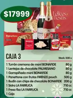Supermercados Buenos Días Bonafide turrón cremona de maní oferta