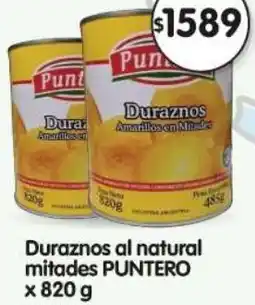 Supermercados Buenos Días Puntero duraznos al natural mitades oferta