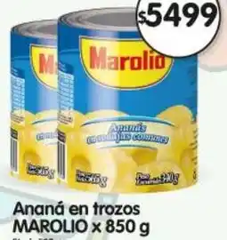 Supermercados Buenos Días Marolio ananá en trozos oferta