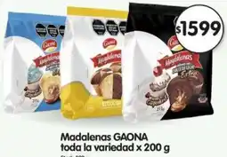 Supermercados Buenos Días Gaona madalenas toda la variedad oferta