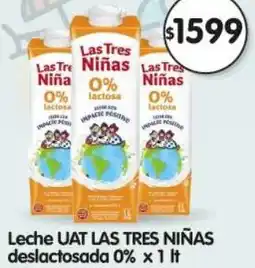 Supermercados Buenos Días Las tres niñas leche uat deslactosada 0% oferta