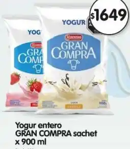 Supermercados Buenos Días Gran compra yogur entero sachet oferta
