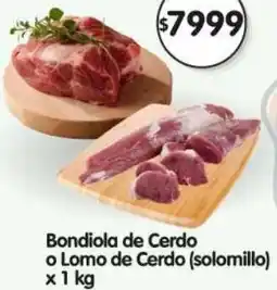 Supermercados Buenos Días Bondiola de cerdo o lomo de cerdo oferta