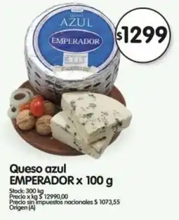 Supermercados Buenos Días Emperador queso azul oferta