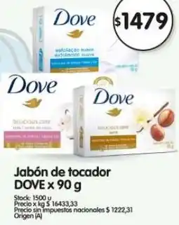 Supermercados Buenos Días Dove jabón de tocador oferta