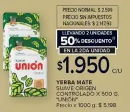 Carrefour Union yerba mate oferta
