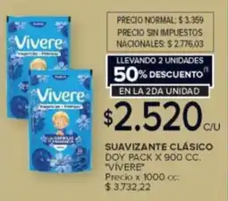 Carrefour Vivere suavizante clásico oferta