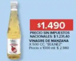 Carrefour Bulnez vinagre de manzana oferta