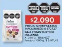 Carrefour Bulnez galletitas surtido rellenas oferta