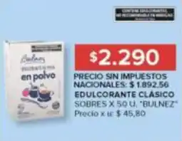 Carrefour Bulnez edulcorante clasico oferta