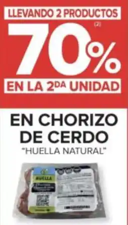 Carrefour Huella Natural chorizo de cerdo oferta