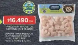 Carrefour Huella Natural langostinos pelados oferta