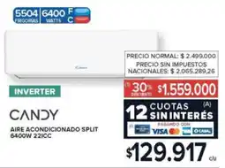 Carrefour Candy aire acondicionado split oferta