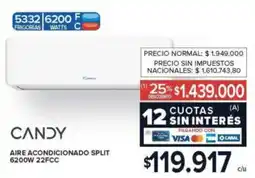 Carrefour Candy aire acondicionado split oferta