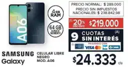 Carrefour Samsung Galaxy A06 oferta