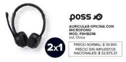 Carrefour Poss auricular oficina con microfono oferta