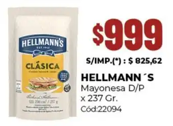 Hellmann's mayonesa