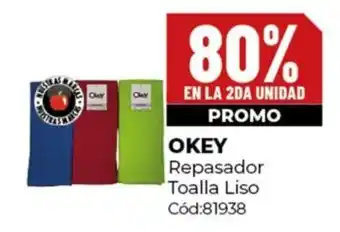 Okey repasador toalla liso