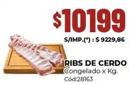 Diarco Ribs de cerdo oferta