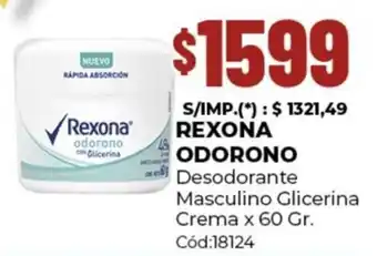 Rexona Odorono desodorante