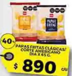 Supermercados DIA Dia papas fritas clásicas corte americano oferta